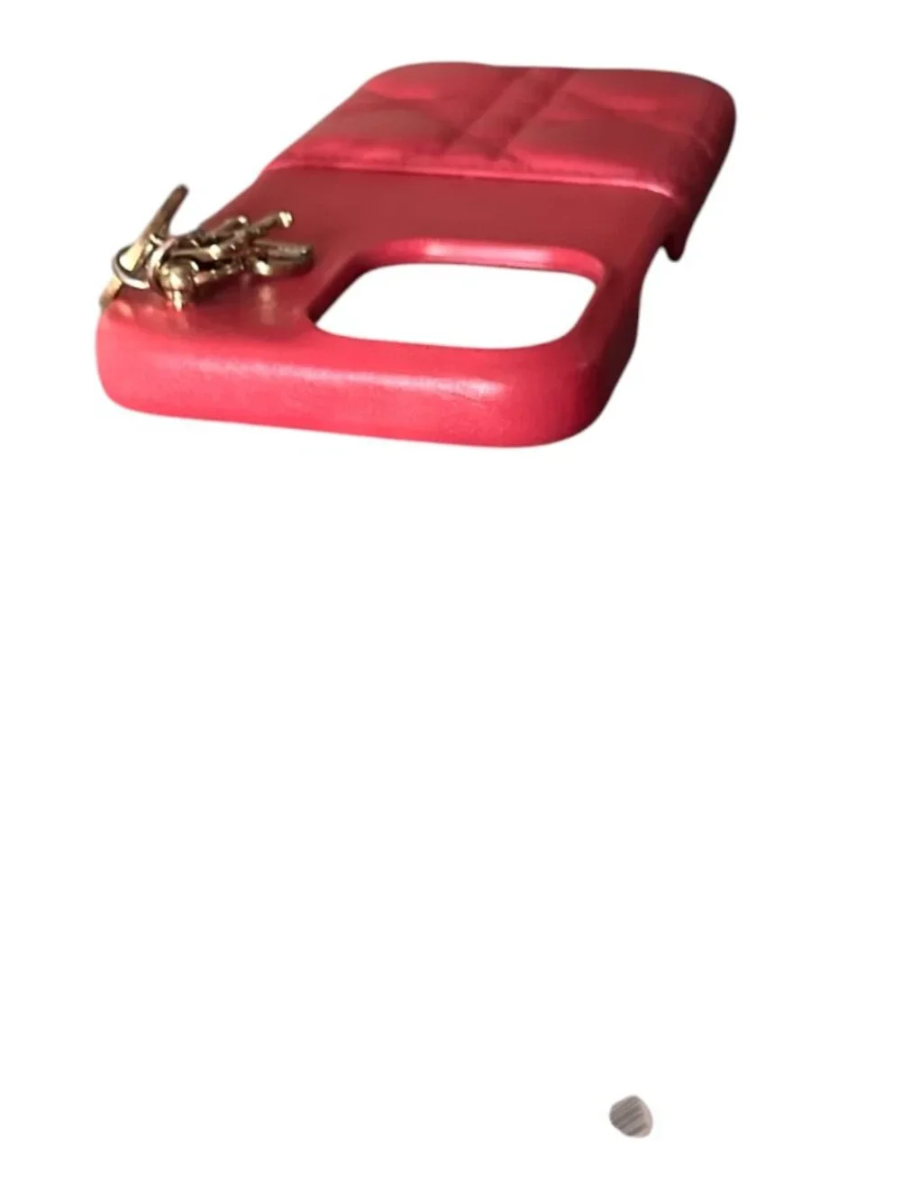 Dior Lady Dior iPhone 11 Pro Pink Quilted Leather Case